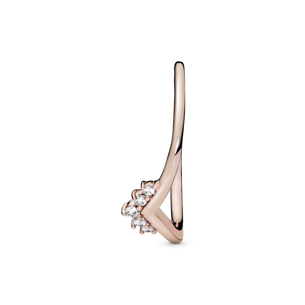 Tiara wishbone deals ring rose gold