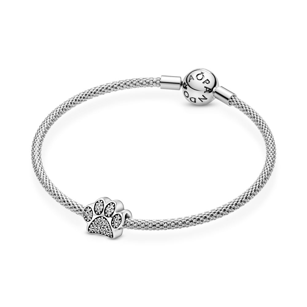 Pandora dog paw print charm best sale