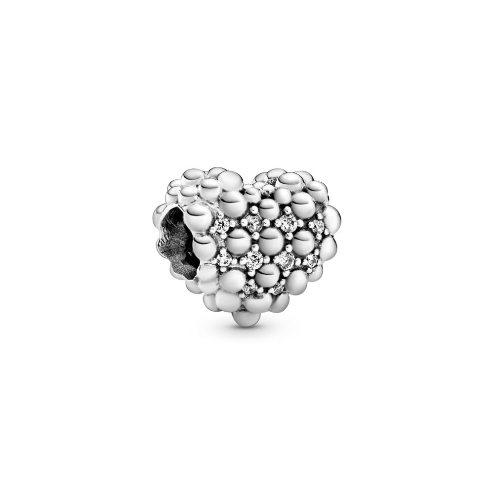 Pandora glittering clearance heart charm