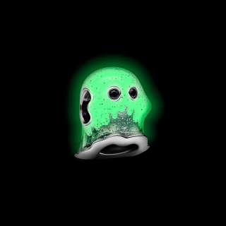 Glow-in-the-dark Boo Ghost Charm 