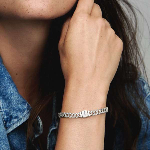 Pandora Timeless Pavé Chain Bracelet 